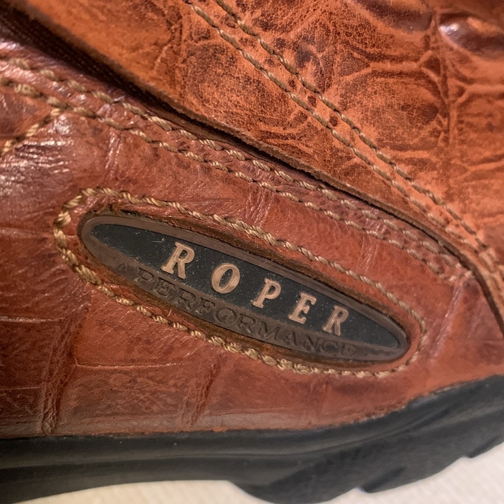 Roper Women’s Performance Ostrich Leather Shoes - Picture 6 of 8